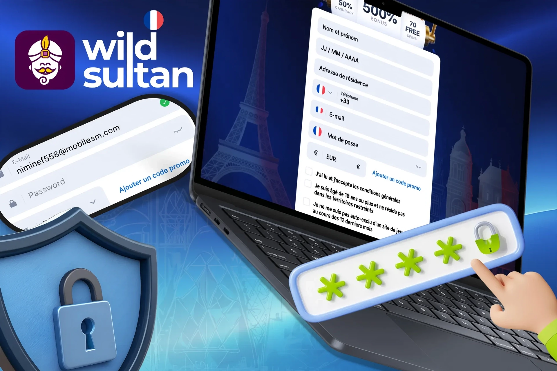 Instructions pour créer un mot de passe fort et sécurisé afin de protéger votre compte