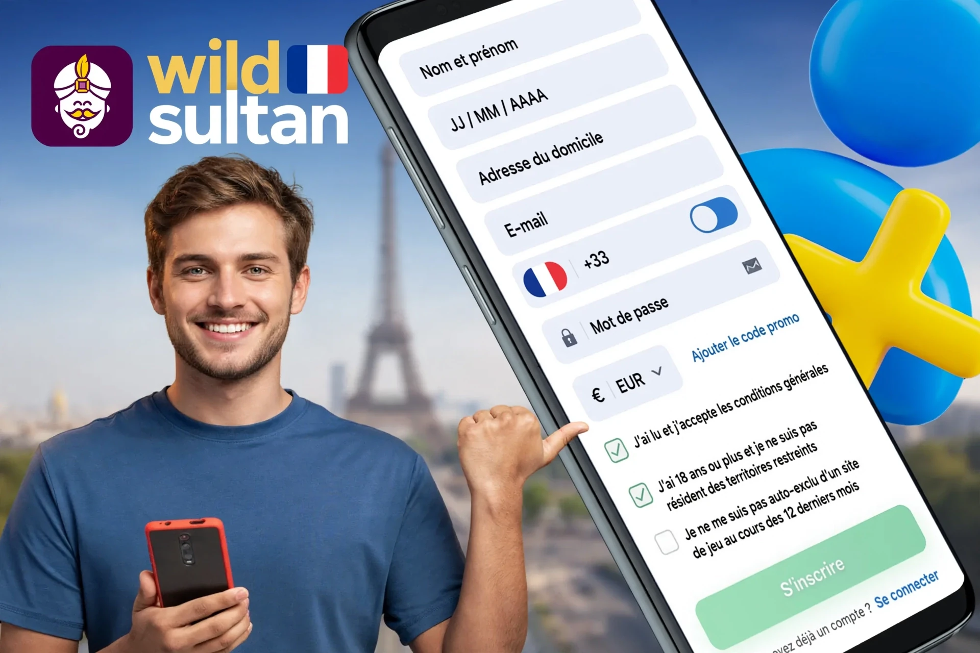 Informations sur le processus d'inscription via l'application mobile